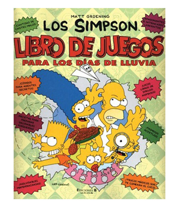 SIMPSON, LOS -LIBRO DE JUEGOS PARA LOS DÍAS DE LLUVIA-