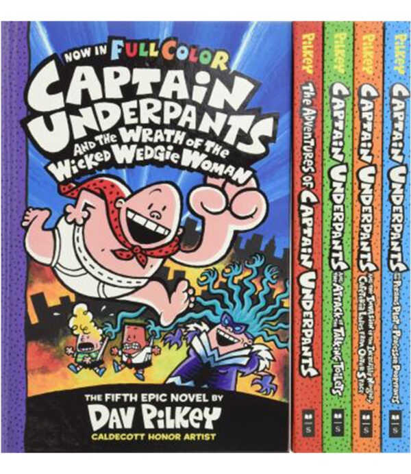 CAPTAIN UNDERPANS COLOSSAL COLOR COLLECTION, THE -BOOKS 1-5-