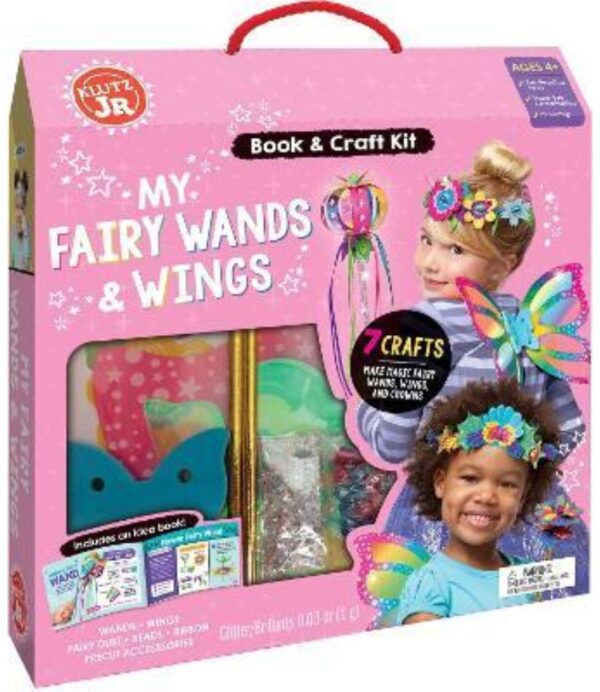 MY FAIRY WANDS & WINGS -BOOK & CRAFT KIT-