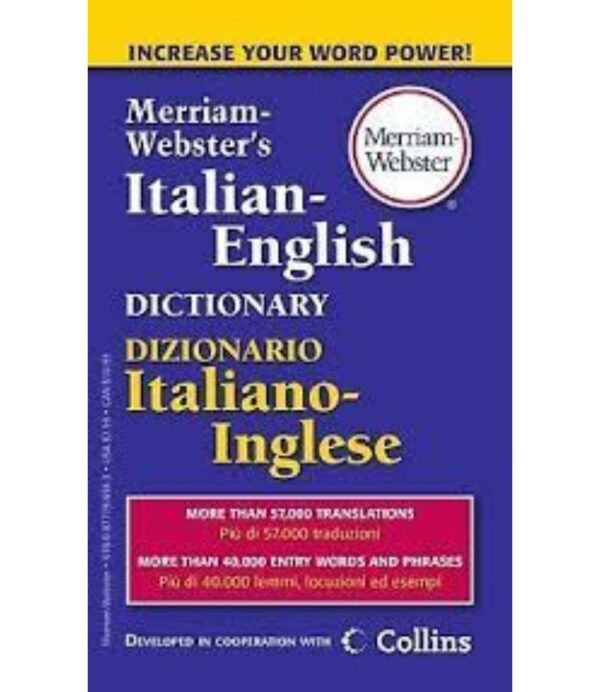 MERRIAM-WEBSTER´S ITALIAN-ENGLISH / INGLESES-ITALIANO