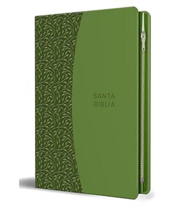 BIBLIA RVR 1960  VERDE CREMALLERA